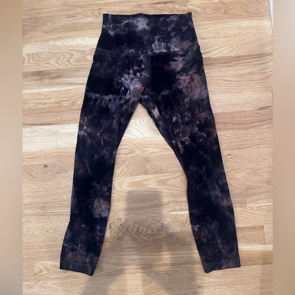 Lululemon 23” Align Legging Size 4 Diamond Dye Graphite Grey Pink Pastel - Picture 3 of 5
